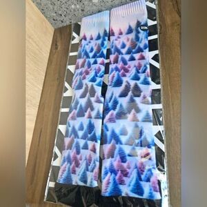 ZOX ADVENT SURPRISE ZOX SOX Winter Tree Ombre long socks Collectible Rare OSFA